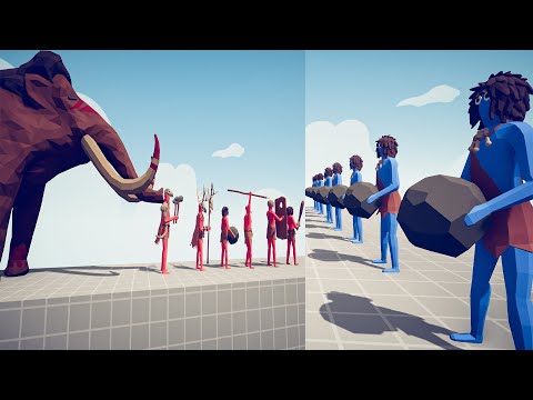 10x STONER Vs TRIBAL Team - Totally Accurate Battle Simulator | TABS