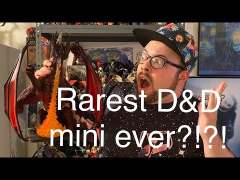 D&D Icons Colossal Red Dragon Mini -  Wizards of the Coast Prepainted Limited edition rare Miniature