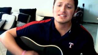 Stuck Between A Rock And A Heartache- Aaron Watson-  Acoustic Cover