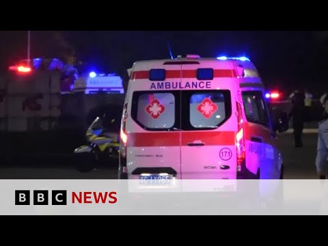 Video | Dozens killed in China after car ploughs into crowd | BBC News