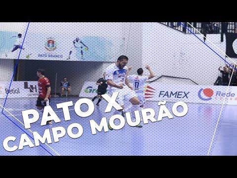 PATO FUTSAL 4 X 1 CAMPO MOURÃO - GOLS - SÉRIE OURO 2018