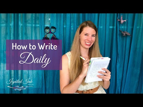 How to Build a Daily or Consistent Writing Routine