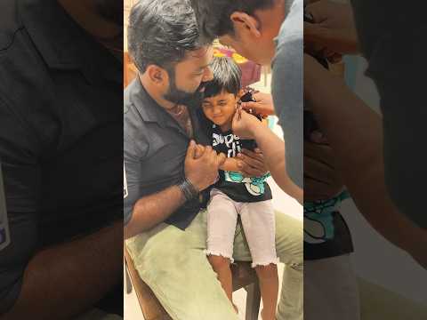 Pinkyக்கு Final ah ear piercing  பண்ணியாச்சு🥰🥹 #shorts #love #viral