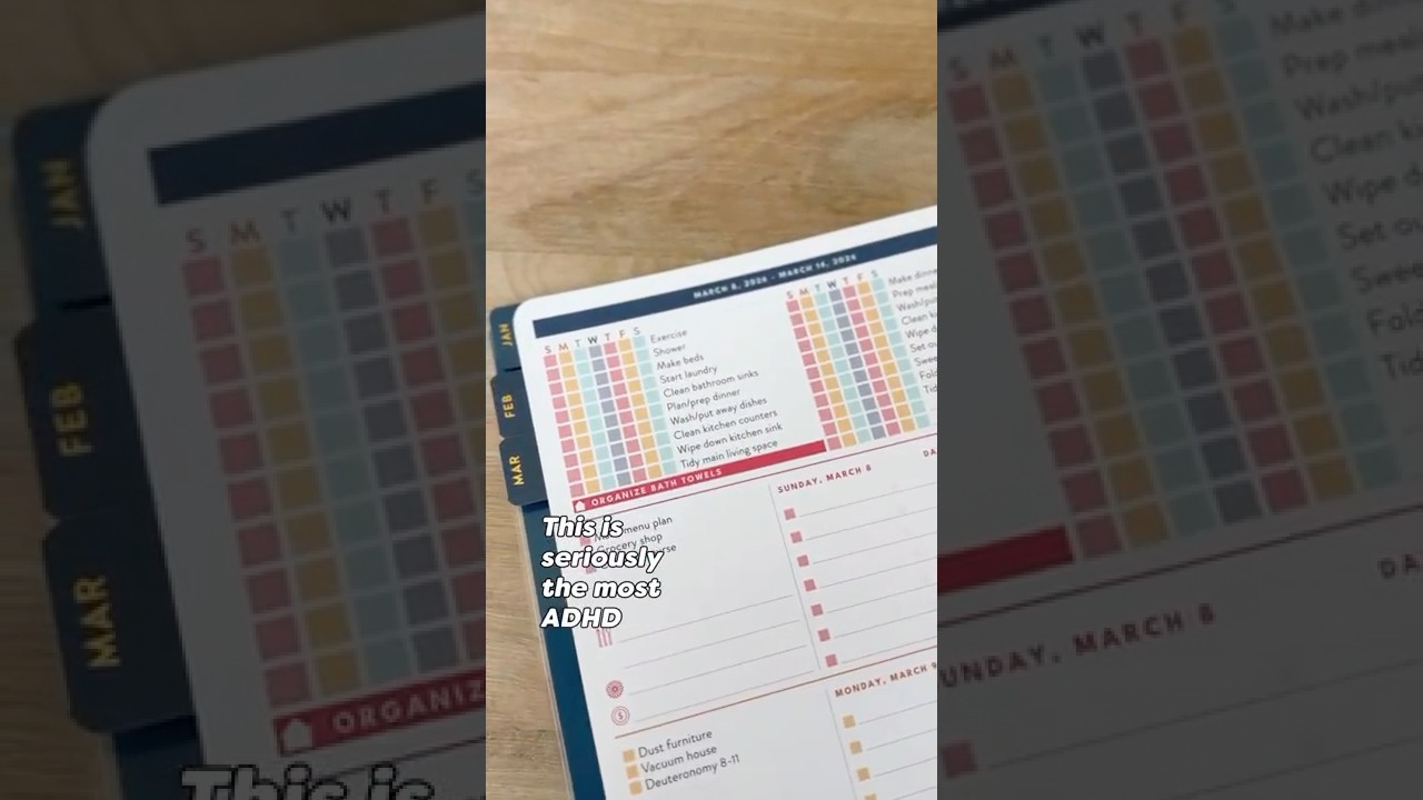 ADHD Mom Cleaning Hack ✅ | The Planner That Actually Works