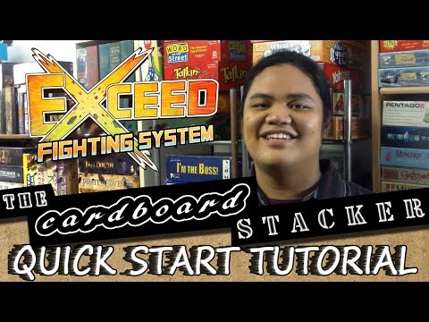 Walkthrough - A quick start tutorial with The Cardboard Stacker - EXCEED Fighting Card Game (DEMO VERSION Part II)