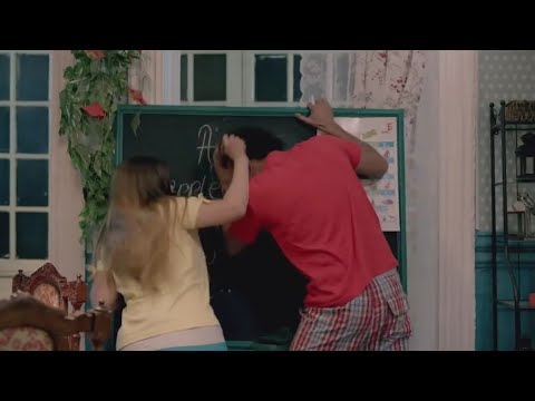 هتموت من الضحك مع دنيا سمير غانم لما هتمسح ب وش علي ربيع السبورة🤣🤣ياتري ليه🤔