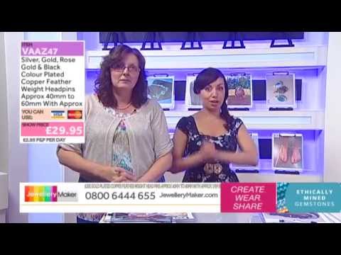 How To Make Gemstone Jewellery - JewelleryMaker LIVE (am) 09/06/2015
