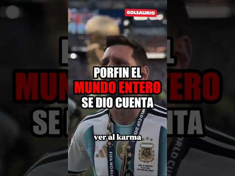 Porfin el mundo se entero de lo que hacia Argentina #futbol #karma #EspañaVsArgentina #EspañaCampeon