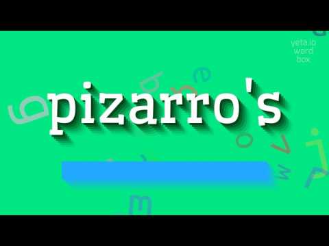 How to say "pizarro's"! (High Quality Voices)