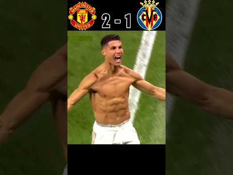 Man United VS Villarreal UCL 2022 Ronaldo Saved United 🔥 