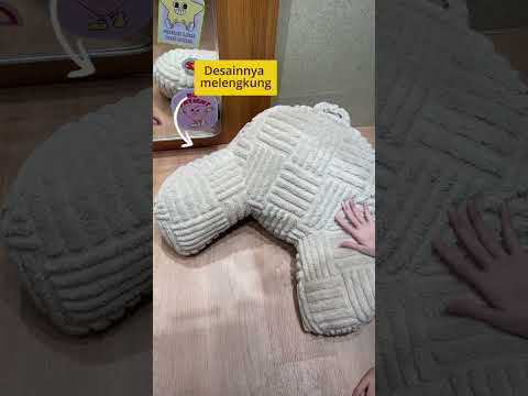 Gambar Forhom Bantal Pinggang Dacron Berlengan Mosaic 48x67 cm - Krem Beige