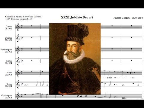 Andrea Gabrieli - Jubilate Deo (1587)