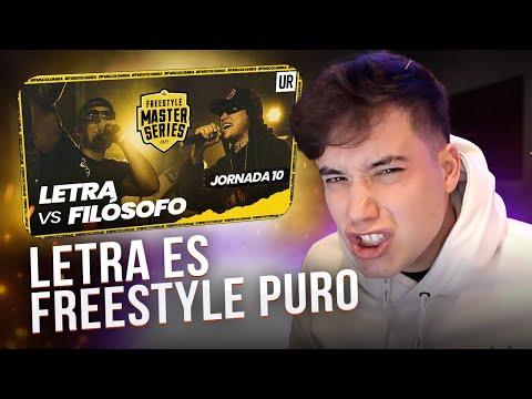 LETRA, EL REY DEL FREE ESPONTÁNEO Y COHERENTE - VOTANDO LETRA VS FILOSOFO DE FMS COLOMBIA J10 2023