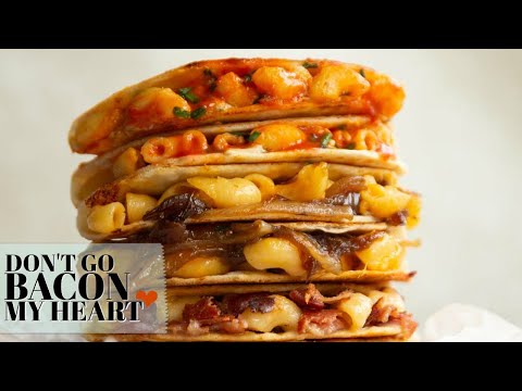 Mini Leftover Mac & Cheese Quesadillas