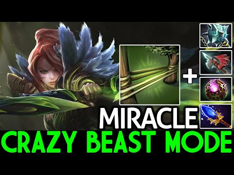 MIRACLE [Windranger] Crazy Beast Mode Annoying Pos 1 Dota 2