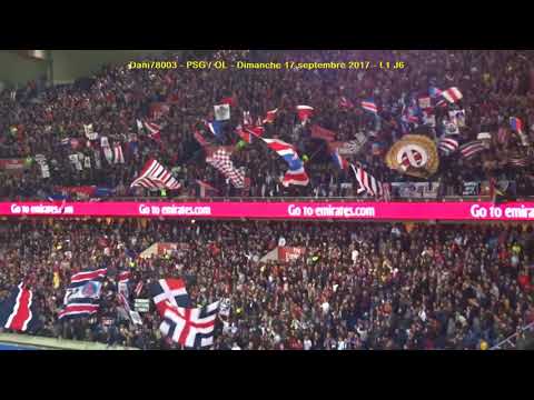 PSG / OL 17.09.2017 : 2-0 (L1 J6) 6/6 : Virage Auteuil dans tous ses états !