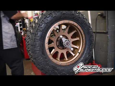 SoCal SuperTrucks Installs the New 605 "NV" Bronze Method Race Wheels on a Chevy Silverado 1500