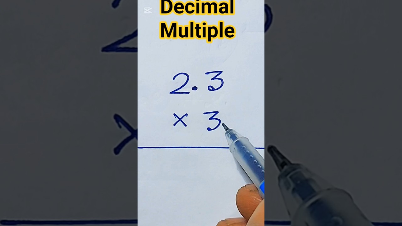Decimal  Multination #shortsvideo #multivariate #viralvideo #mathstricks #mentalmath #calligrphylea