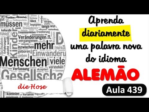 O Vocabulário básico da Língua Alemã (Der Grundwortschatz der deutschen Sprache) - Aula #439