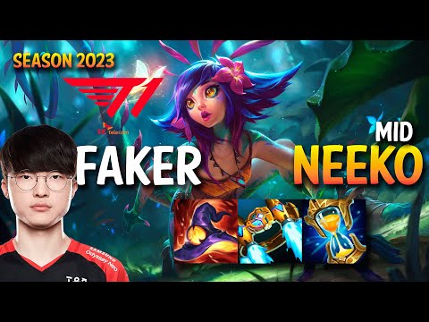 T1 Faker NEEKO vs AHRI Mid - KR Ranked