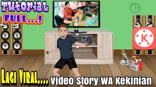 Download lagu 🔴Tutorial Ways to Make a Video Story Animated WA That Is Viral At KINEMASTER mp3