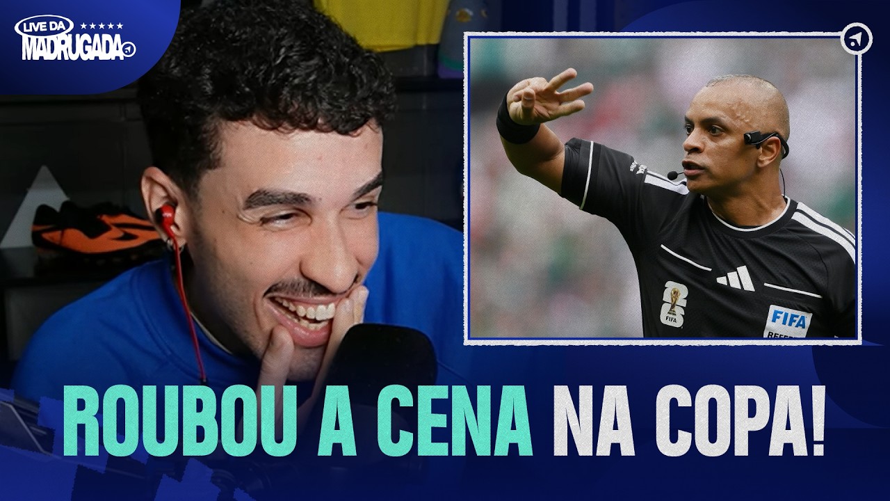 ALLAN STAG REAGE AO WILTON PEREIRA SAMPAIO NA ESTREIA DA COPA DO MUNDO! | LIVE DA MADRUGADA