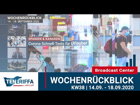 Wochenrückblick 14.09. - 18.09.2020 (KW38) | Teneriffa Aktuell