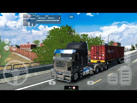 TRUCK SIMULATOR PRO US - Ruta Clarkston ➡ Spokane | Carga De Pl�stico     (GAMEPLAY) - YouTube