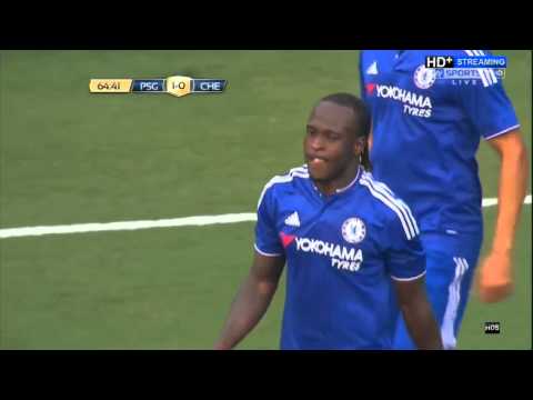 PSG vs Chelsea 1-1 Victor Moses Goal (Friendly Matches) 26-07-2015 ICC