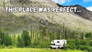 RV LIVING in My Truck Camper, Camping/Hiking on Albertas Forestry Trunk Road