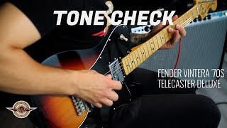 Video thumbnail for TONE CHECK: Fender Vintera 70s Telecaster Deluxe Guitar Demo | No Talking by Cream City Music