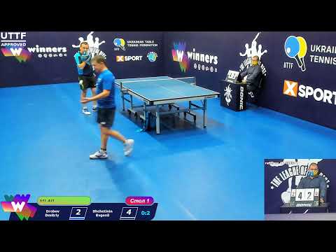 Drobov Dmitriy-Shchetinin Evgenii Final games League of Best Table Tennis 1 12:30 20.12.2020
