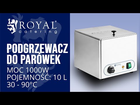 Video - Podgrzewacz do parówek - 10 litrów - 1000 W