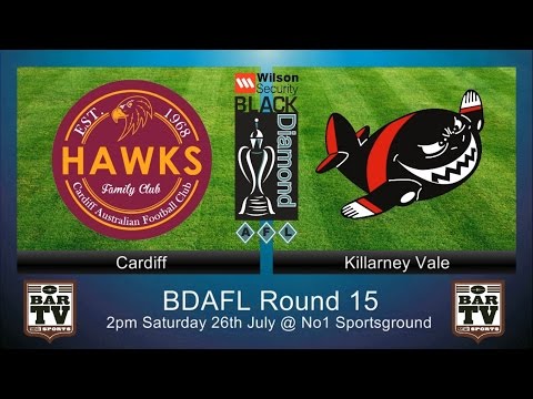 BDAFL Round 15 - Cardiff v Killarney Vale