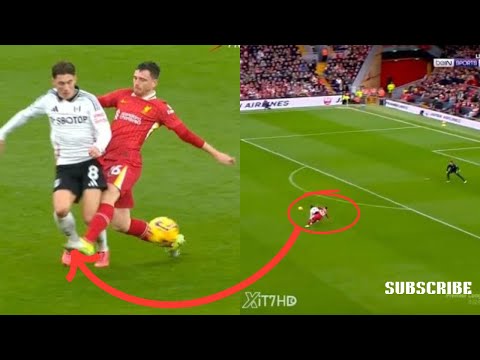 Andrew Robertson RED CARD Vs Fulham | Liverpool 0-1 Fulham  Highlights | Premier League 2024/25
