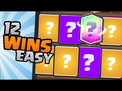 12 WINS Grand Challenge l SO EASY l Clash Royale