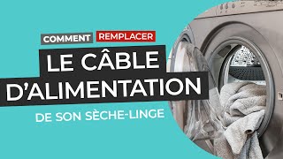 Sèche-linge ARISTON ALE70CX : Changer le câble d'alimentation