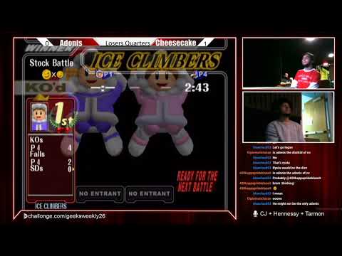 Geeksboro Melee Weekly 26 - Adonis vs Cheesecake