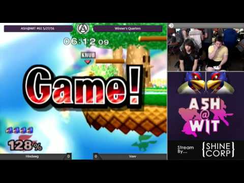 Hindawg (Falco) vs Vavv (Falco) - ASH@WIT #61 Melee Winner's Quarters
