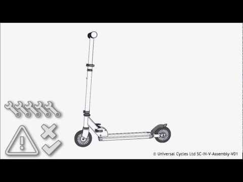 Inline Scooter Assembly instructions
