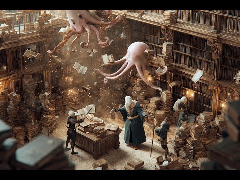 Potrzebowali druida na zastępstwo , żeby uporządkować dział ksiąg zakazanych w ENERGY LIBRARY