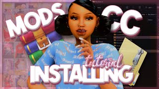 SIMS 4 TUTORIAL | HOW TO INSTALL CC/MODS & TRAY FILES (2022)