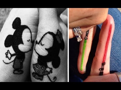 Matching Couple Tattoos For Lovers That Will Grow Old Together Video