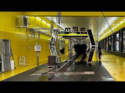 DICO Express Indoor Conveyor Carwash - Indoor-View | "Oberscheider Carwash" Salzburg