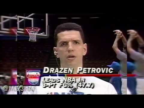 Dražen Petrović Rare Pre-Game Interview on TNT! (1993.03.02)