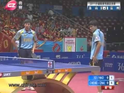 2011 China Super League (MT-Final/game3) :: Xu Hui / Hao Shuai - Cheng Jingqi / Zhai Chao [Full 1/2]
