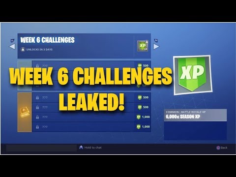 FORTNITE SEASON 6 WEEK 6 CHALLENGES! ALL WEEK 6 CHALLENGES GUIDE | Fortnite Battle Royale