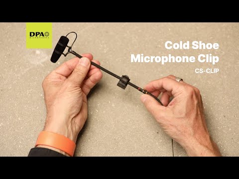 How to use DPA’s 4099 CORE+ with Cold Shoe Microphone Clip (CS-CLIP)