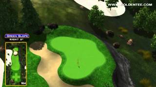 Golden Tee Great Shot on Alpine Run!