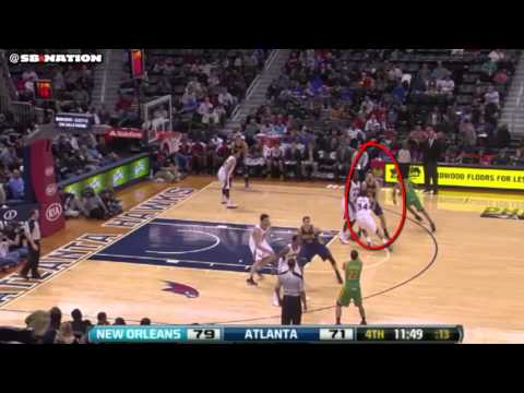 Ryan Anderson, New Orleans Pelicans all of the screens for a three